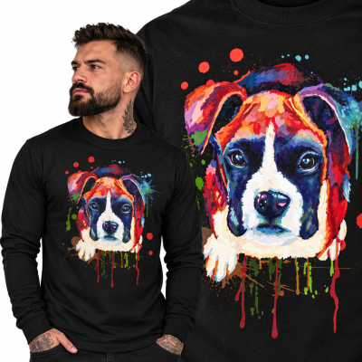 LONGSLEEVE ZWIERZĘTA  BOXER 1